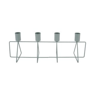 Zöld gyertyatartó 4 db gyertyához, hossz 40 cm - PT Living