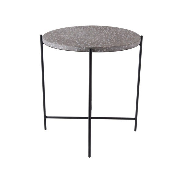 Terrazzo szürke tárolóasztal - Leitmotiv-image-1