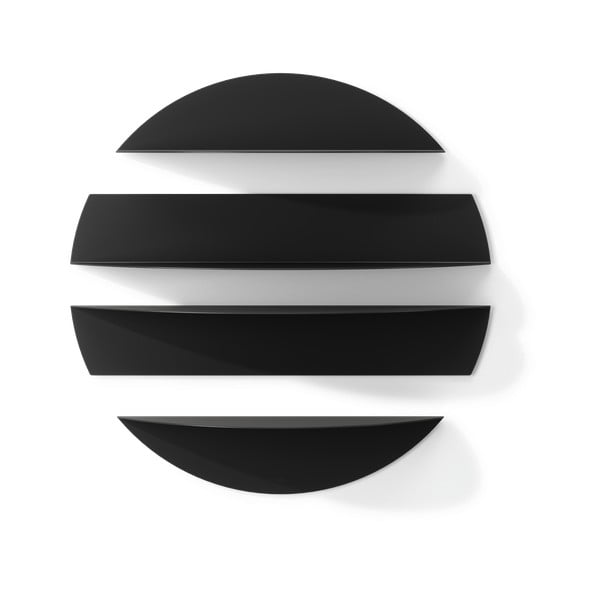 Fekete fém polc készlet 4 db-os 76 cm Solis – Umbra-image-3