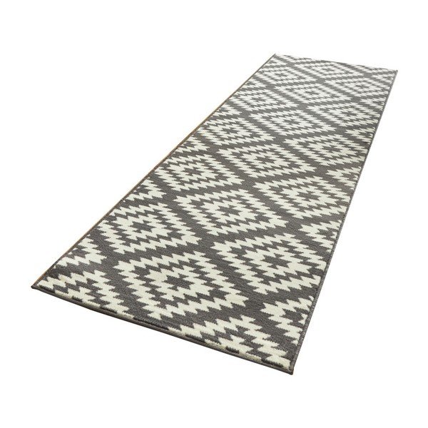 Basic Nordic szürke-fehér futószőnyeg, 80 x 350 cm - Hanse Home-image-2