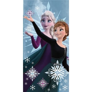 Pamut gyerek fürdőlepedő 70x140 cm Frozen "Snowflake" – Jerry Fabrics
