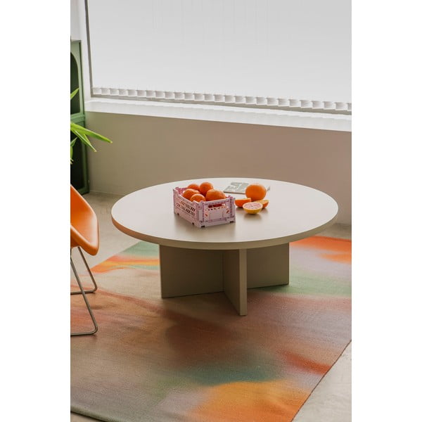 Fehér kerek dohányzóasztal ø 100 cm Pausa – Really Nice Things-image-1