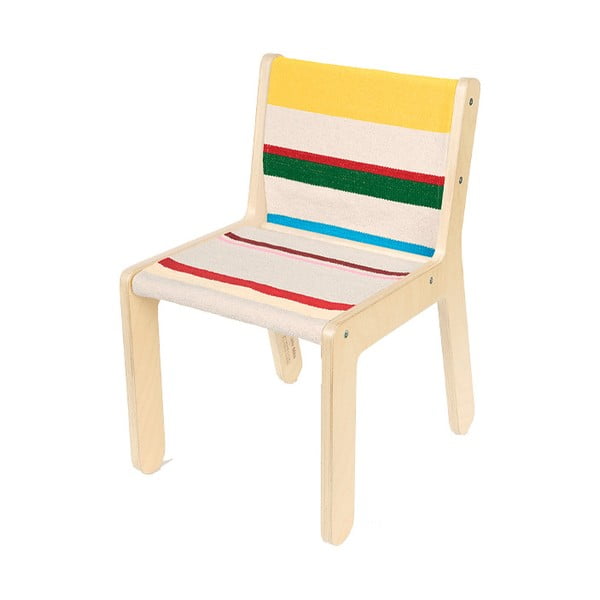 Natúr színű gyerek szék Kaarol – Lorena Canals