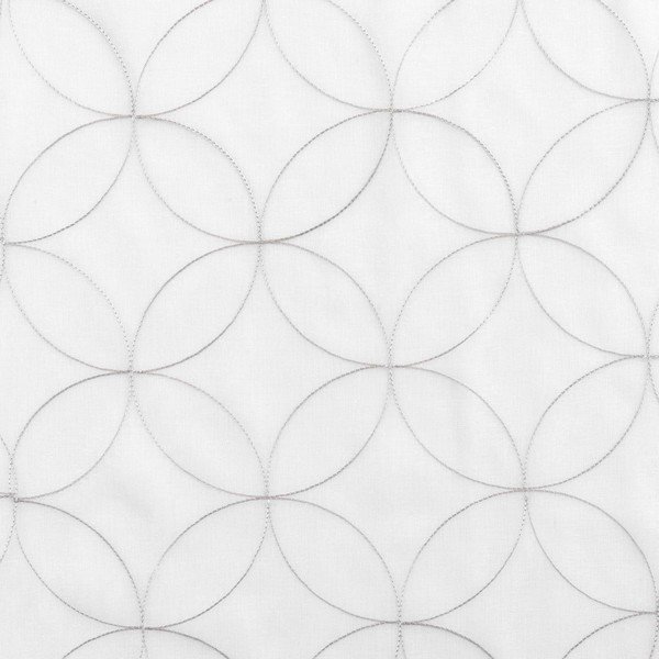 Fehér-szürke átlátszó függöny szett 2 db-os 60x90 cm Olympia – douceur d'intérieur-image-3