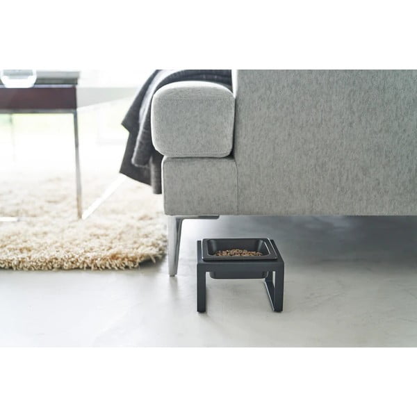 Kerámia kisállat tál állvánnyal Tower - YAMAZAKI-image-2