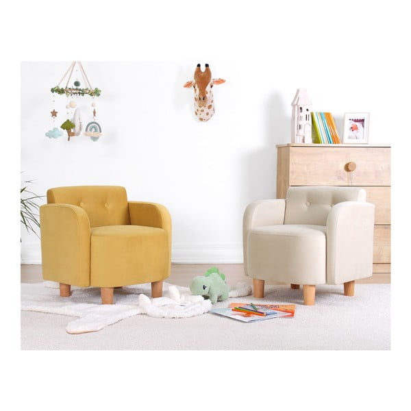 Sárga gyerek fotel Volie – Artie-image-4