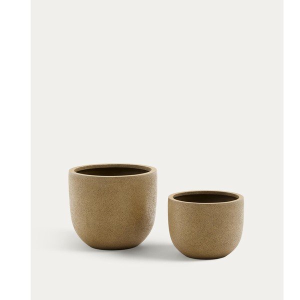 Cement kaspó szett 2 db-os ø 44 cm Selvi – Kave Home