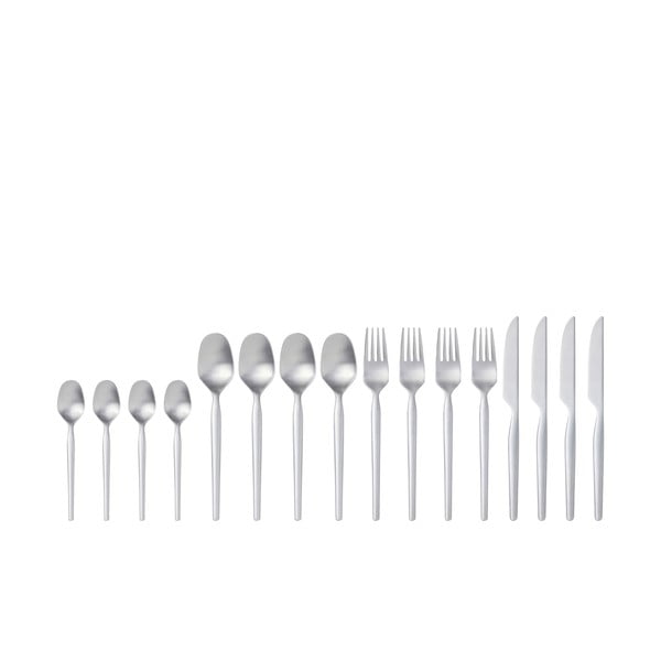 Ezüstszínű rozsdamentes acél evőeszköz készlet 16 db-os Dorotea – Gense-image-2