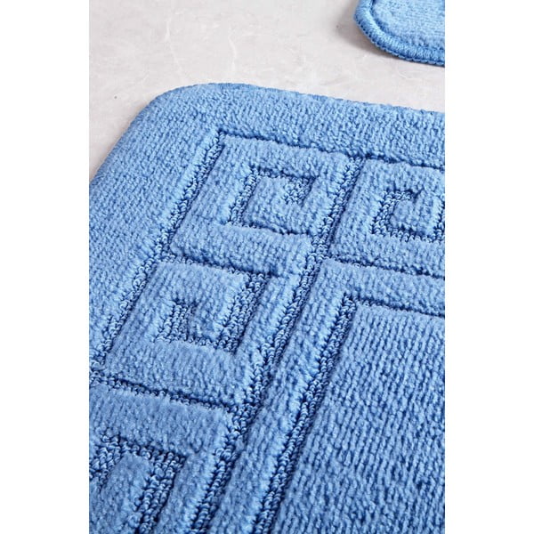 Kék fürdőszobai kilépő 50x70 cm Ethnic – Foutastic-image-2