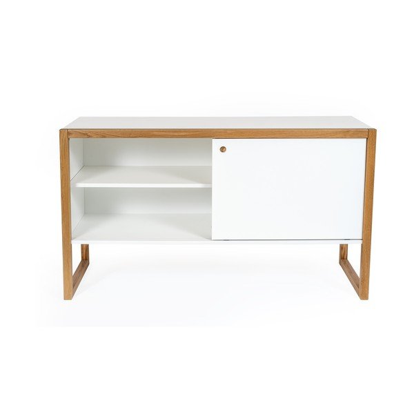 Cubis barna-fehér tölgyfa komód - Woodman-image-3