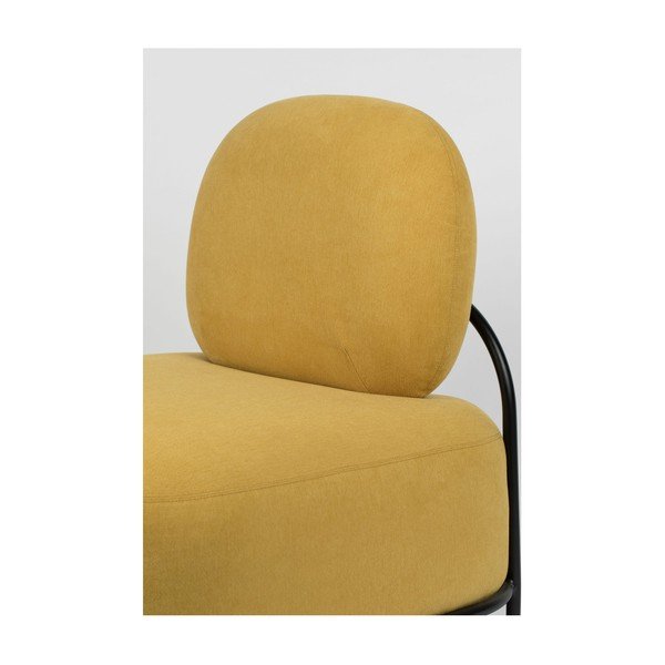 Polly sárga fotel - White Label-image-1