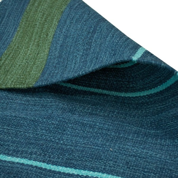 Marlin sötétkék kétoldalas kültéri szőnyeg újrahasznosított műanyagból, 90 x 150 cm - Green Decore-image-4