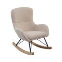 Bézs buklé  gyerek hintafotel Rocky – Vipack