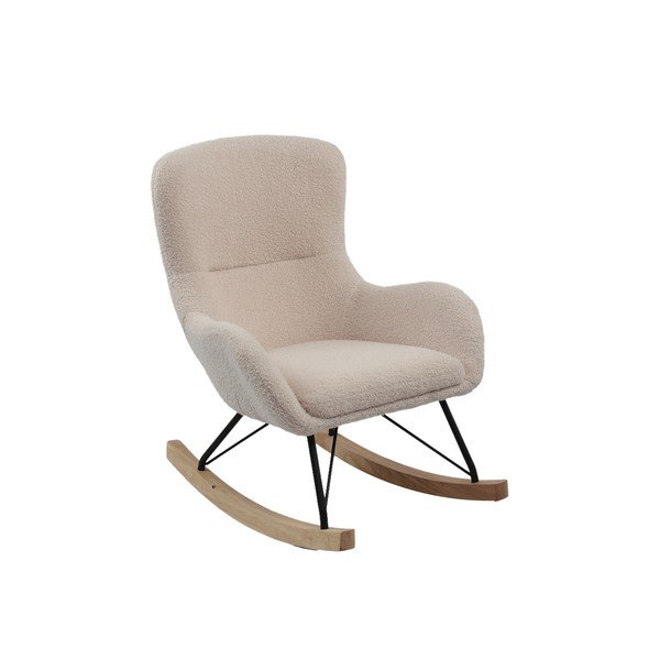 Bézs buklé  gyerek hintafotel Rocky – Vipack