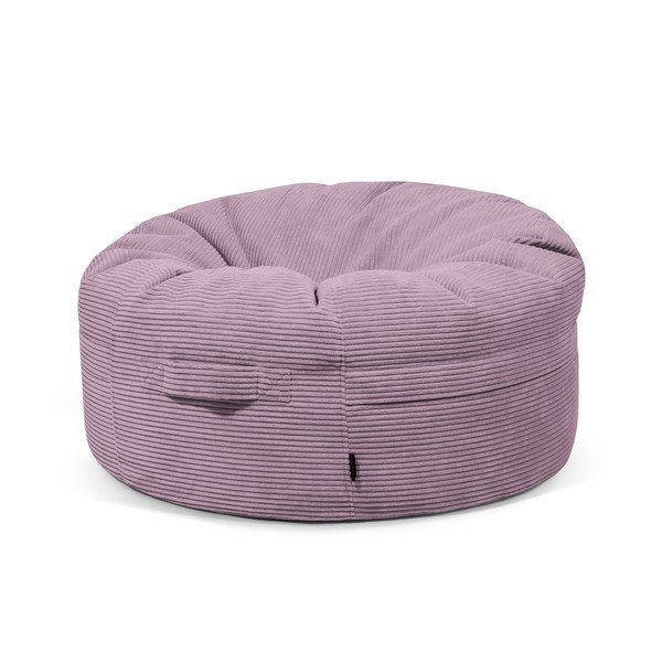 Lila kordbársony babzsákfotel Roll 105 – SLOWDOWN