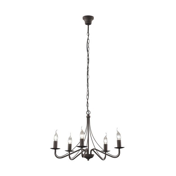 Bronzszínű fém függőlámpa ø 55 cm Country – Reality