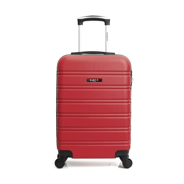 Santa Barbara piros gurulós bőrönd - Bluestar