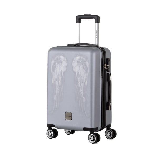 Wings szürke bőrönd, 44 l - Berenice
