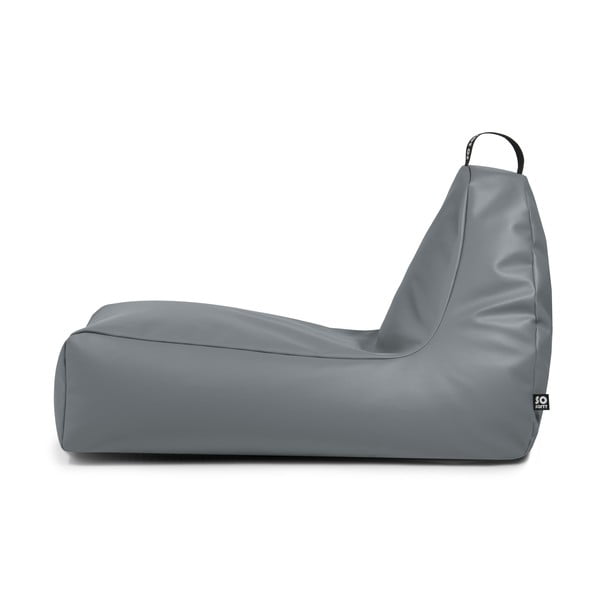 Narancssárga bőrutánzat babzsákfotel Chill XXL – So Soft?-image-2