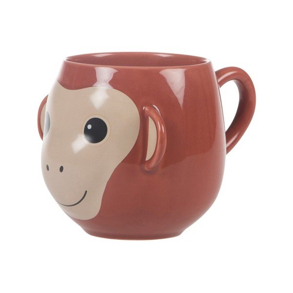 Treetop Friends Happy Monkey Mug bögre - Sass & Belle-image-1