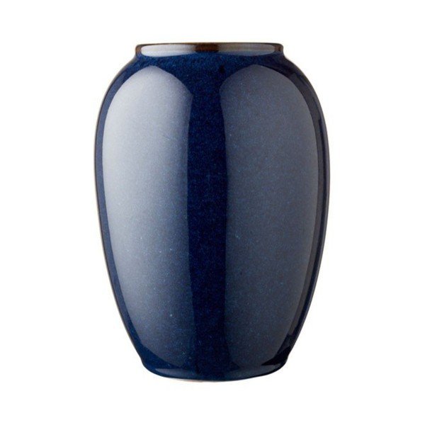 Sötétkék kőedény váza (magasság 20 cm) Gastro Blue – Bitz