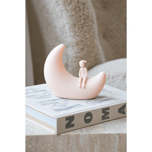 Világos rózsaszín gyerek éjjelilámpa Moon Shell – Cam Cam Copenhagen-image-4