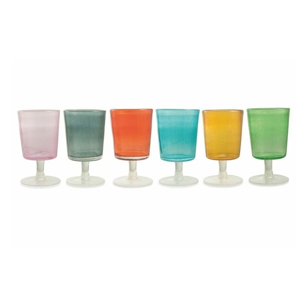 Malibu Calice 6 darabos színes pohár készlet - Villa d'Este