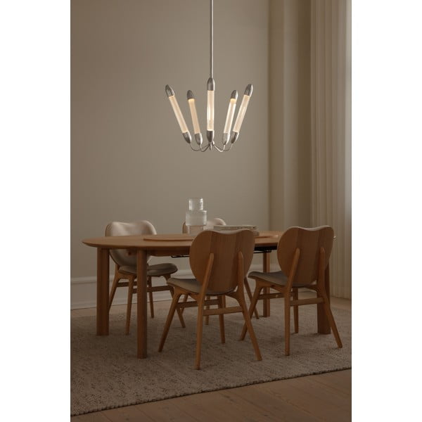 Ezüstszínű acél függőlámpa üveg búrával ø 69 cm Lemon Squeeze – UMAGE-image-1