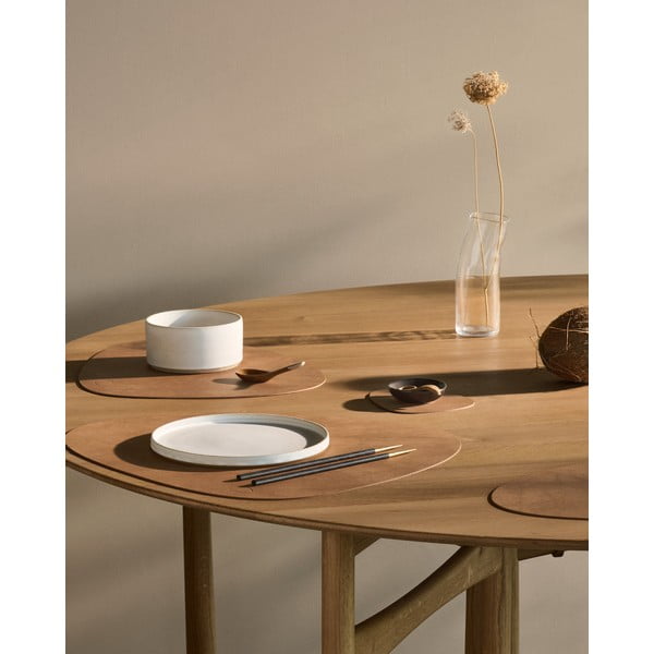 Öko bőr tányéralátét 37x44 cm Curve L Nupo – LIND DNA-image-1