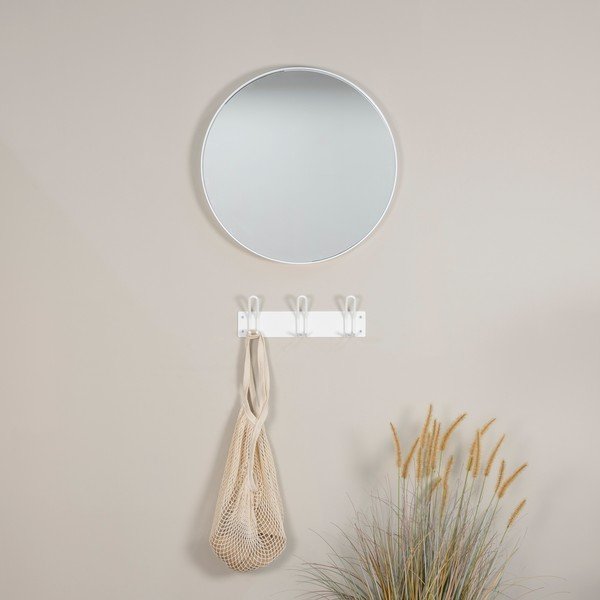 Fehér fém fali fogas Miles – Spinder Design-image-2