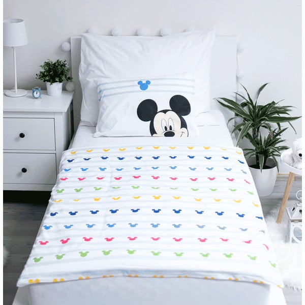 Pamut ágyneműhuzat babaágyhoz 100x135 cm Mickey – Jerry Fabrics-image-2
