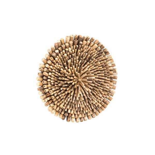 Bee teakfa fali dekoráció, ⌀ 70 cm - WOOX LIVING-image-2