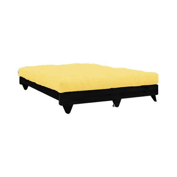 Fresh Black/Yellow halványsárga kinyitható kanapé - Karup Design-image-4