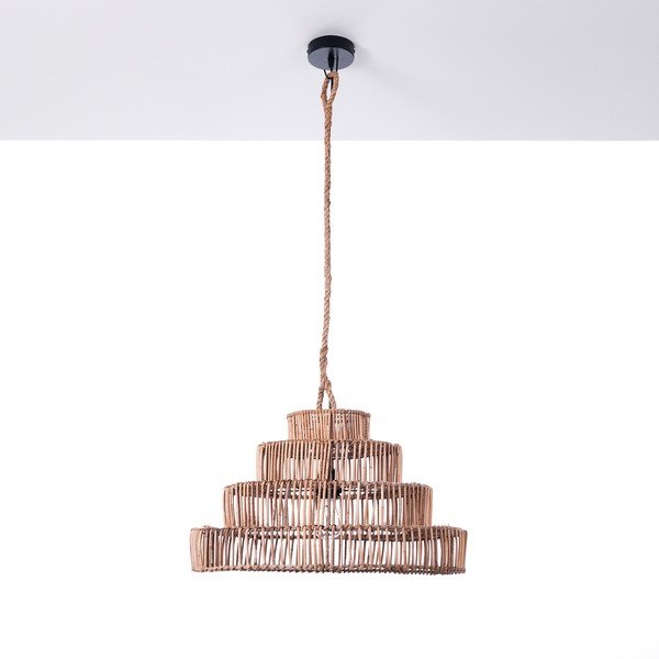 Tower rattan függőlámpa, magasság 35 cm - Tomasucci-image-3
