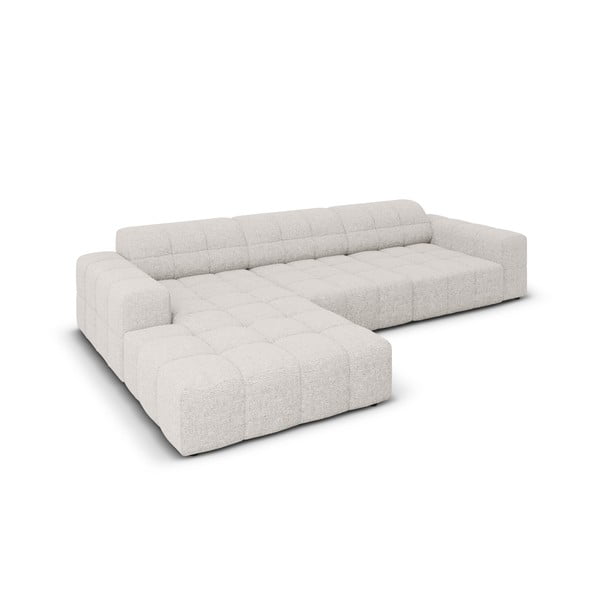 Világosszürke sarokkanapé (bal oldali) Chicago – Cosmopolitan Design-image-4