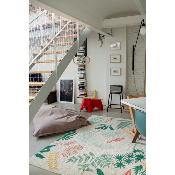 Mosható kézi szövésű pamut gyerek szőnyeg 170x240 cm Botanic Plants – Lorena Canals-image-4