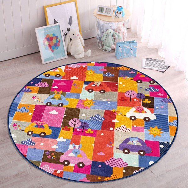 Gyerek szőnyeg ø 120 cm Comfort – Mila Home-image-3