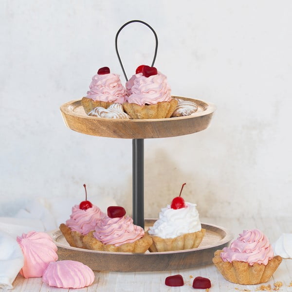 Fa emeletes kínálótálca Mango – Orion-image-1