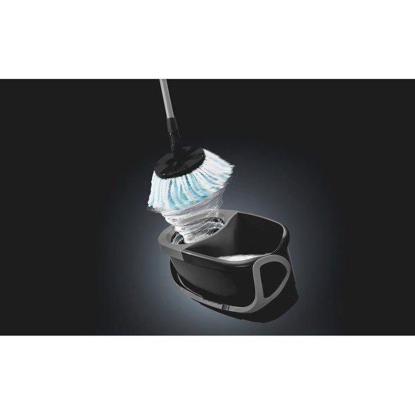 Forgó felmosó vödörrel Clean Twist Disc Mop Ergo Black – LEIFHEIT-image-1