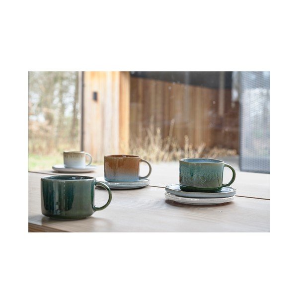 Narancssárga agyagkerámia eszpresszó bögre szett 2 db-os 80 ml Styles – Villa Collection-image-3