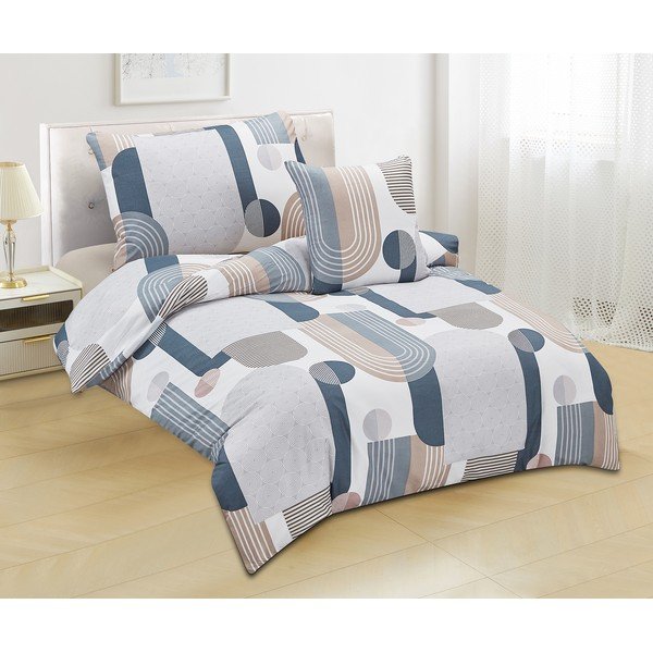 Egyszemélyes háromrészes mikroszatén ágyneműhuzat 140x200 cm Beryl – My House-image-1