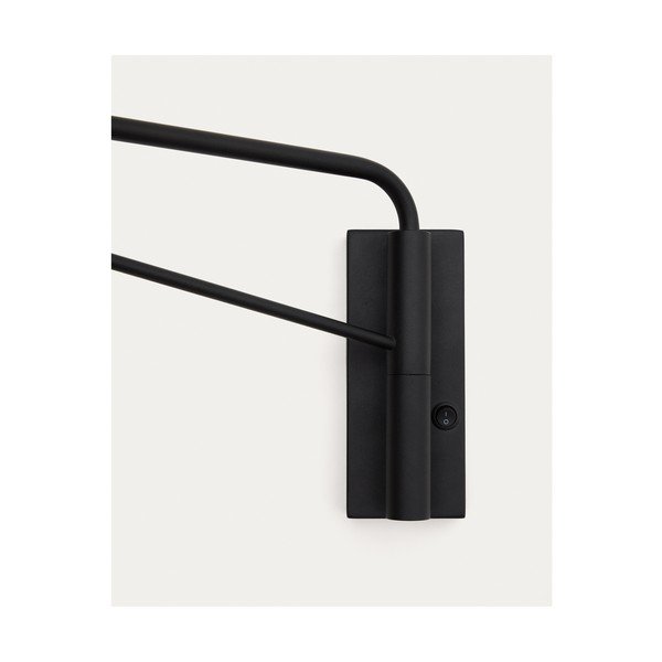 Fehér-fekete fali lámpa ø 20 cm Eilo – Kave Home-image-3