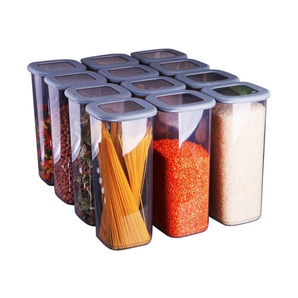 Élelmiszertartó doboz szett 12 db-os Fresco – Hermia