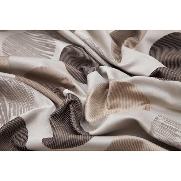 Barna-bézs jacquard függöny 210x260 cm Cerro – Mendola Fabrics-image-2