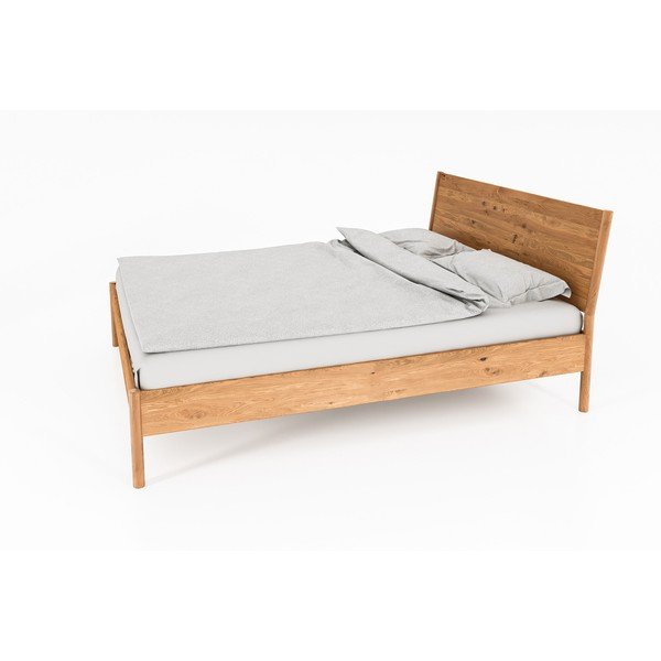 Natúr színű tölgyfa egyszemélyes ágy 90x200 cm Pola – The Beds-image-2