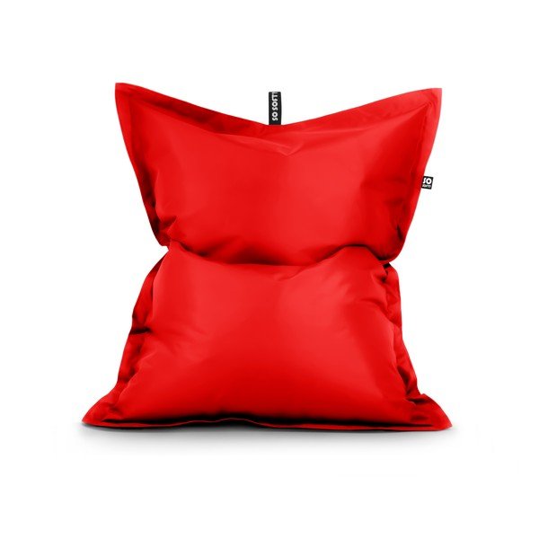 Piros bőrutánzat babzsákfotel Pad XXL – So Soft?