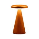 Natúr színű LED asztali lámpa fa búrával (magasság 14 cm) Sylva – Gingko