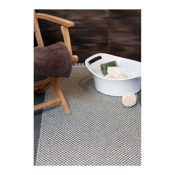 Diby krémszínű-fekete kültéri szőnyeg, 70 x 100 cm - Narma-image-1