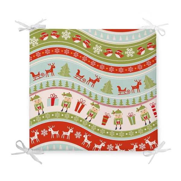 Covers Elves karácsonyi pamutkeverék székpárna, 42 x 42 cm - Minimalist Cushion Covers