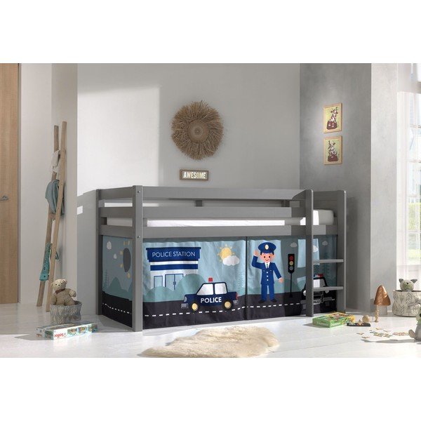 Gyerek függöny ágyhoz 4 db-os 195x75 cm Police – Vipack-image-1